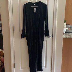 Long Sleeve Black Jumpsuit